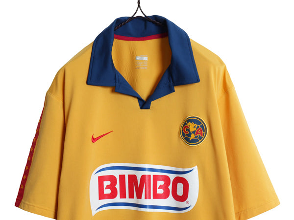00s ナイキ クラブアメリカ サッカー ユニフォーム メンズ XL / 正規品 オールド 06 07 当時物 メキシコ オフィシャル フットボール ホーム