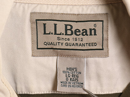 エルエルビーン ボーダー 長袖 ラガーシャツ メンズ L / 古着 ラグビー 長袖シャツ ポロシャツ ボックス カットソー トップス マルチカラー