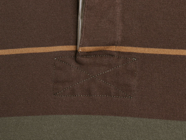 エルエルビーン ボーダー 長袖 ラガーシャツ メンズ L / 古着 ラグビー 長袖シャツ ポロシャツ ボックス カットソー トップス マルチカラー