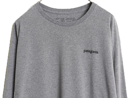 パタゴニア 両面 プリント 長袖 Tシャツ メンズ XXL 20年製 ロンT ロングスリーブ グラフィック アート イラスト カットソー 大きいサイズ