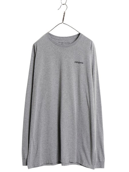 パタゴニア 両面 プリント 長袖 Tシャツ メンズ XXL 20年製 ロンT ロングスリーブ グラフィック アート イラスト カットソー 大きいサイズ