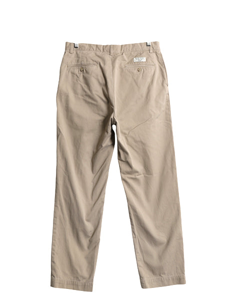 90s ポロ ラルフローレン コットン チノ パンツ 33 32 / オールド スラックス チノパン ストレート ノータック アーミー タイプ ポロチノ