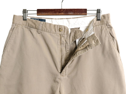 90s ポロ ラルフローレン コットン チノ パンツ 33 32 / オールド スラックス チノパン ストレート ノータック アーミー タイプ ポロチノ