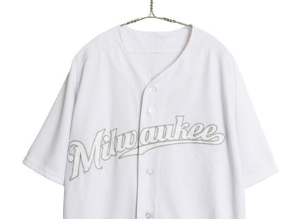ブルワーズ ベースボール シャツ メンズ XXL 程/ MLB オフィシャル マジェスティック 大リーグ ユニフォーム 重ね着 ジャージ 大きいサイズ