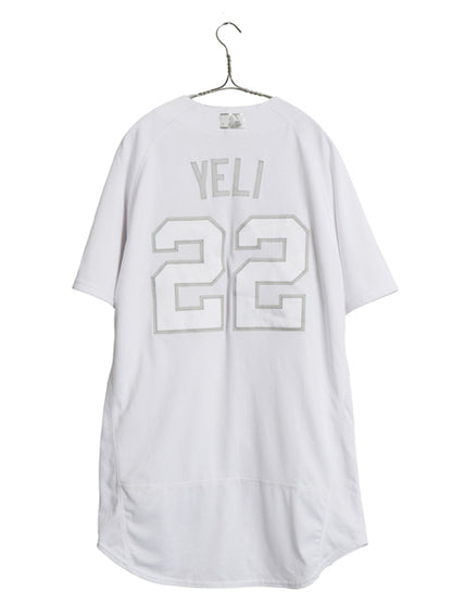ブルワーズ ベースボール シャツ メンズ XXL 程/ MLB オフィシャル マジェスティック 大リーグ ユニフォーム 重ね着 ジャージ 大きいサイズ