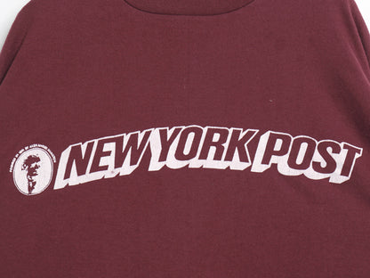 90s USA製 企業 プリント 長袖 Tシャツ メンズ XL / 古着 オールド ロンT ロングTシャツ ヘビーウェイト シングルステッチ 大きいサイズ 