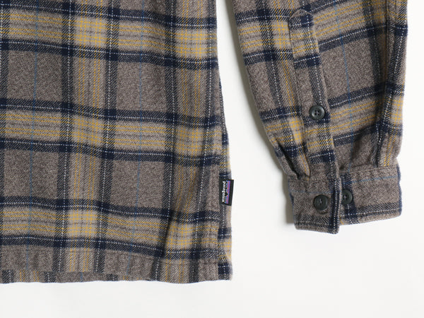 パタゴニア ロングスリーブ フィヨルド フランネル シャツ メンズ XL 17年製 アウトドア チェック ネルシャツ ヘビーウェイト 大きいサイズ