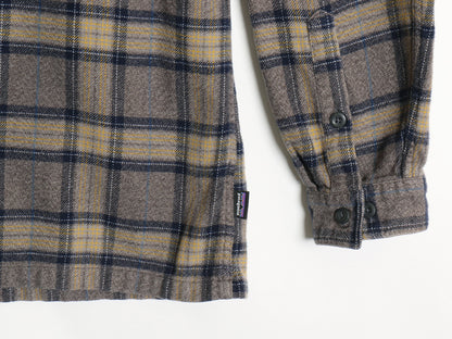 パタゴニア ロングスリーブ フィヨルド フランネル シャツ メンズ XL 17年製 アウトドア チェック ネルシャツ ヘビーウェイト 大きいサイズ