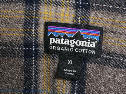 パタゴニア ロングスリーブ フィヨルド フランネル シャツ メンズ XL 17年製 アウトドア チェック ネルシャツ ヘビーウェイト 大きいサイズ