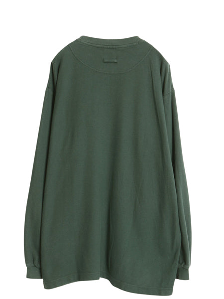 90s コロンビア ポケット付き 鹿の子 長袖 Tシャツ メンズ XXL オールド ロンT ポケT ロングスリーブ コットン ワンポイント 大きいサイズ
