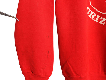 80s USA製 キャラクター イラスト プリント スウェット メンズ レディース M / ヴィンテージ アニマル グラフィック トレーナー 裏起毛 赤