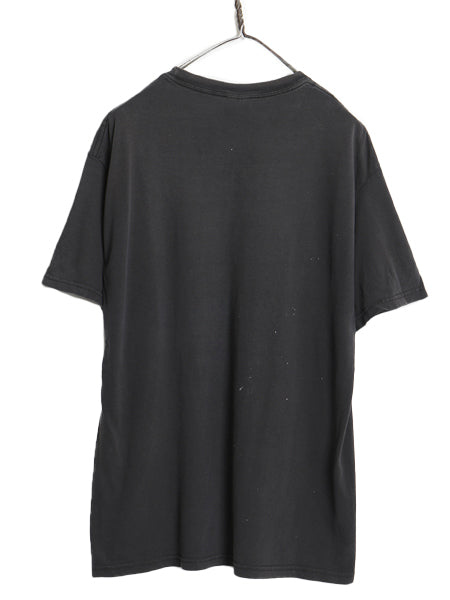 00s メタリカ イラスト プリント Tシャツ メンズ XL オールド オフィシャル バンド ロック メタル グラフィック アート ヘビーウェイト 黒
