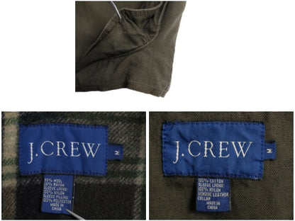 00s ジェイクルー ダック ハンティング ジャケット メンズ M / オールド アウトドア カバーオール フィールド コート ウール ライナー 付き