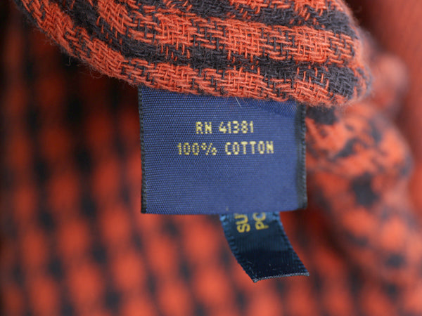ポロ ラルフローレン ハーフジップ チェック 長袖 フランネル シャツ レディース M メンズ S 古着 コットン ガーゼ 2レイヤー プルオーバー