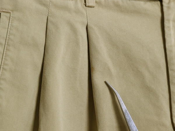 90s オールド ギャップ コットン チノ ショートパンツ メンズ 36 古着 紺タグ ショーツ ツータック チノパン ハーフパンツ 短パン カーキ