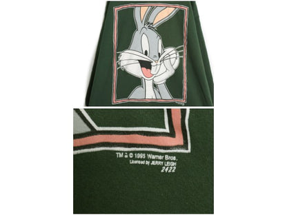 90s USA製 ワーナー バックスバニー プリント スウェット メンズ レディース XL / オールド トレーナー 裏起毛 キャラクター 大きいサイズ