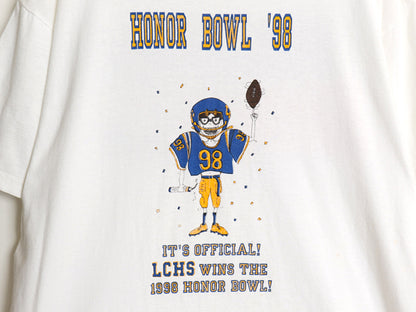 90s USA ペプシ フットボール プリント 半袖 Tシャツ メンズ L / オールド 企業 キャラクター イラスト グラフィック シングルステッチ 白