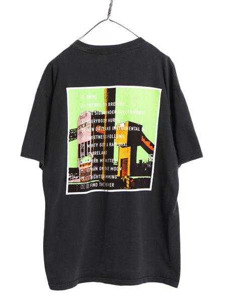 90s USA製 ★ R.E.M. イラスト プリント Tシャツ メンズ XL 古着 1992 オフィシャル 当時物 バンド ロック 大きいサイズ ヘビーウェイト 黒