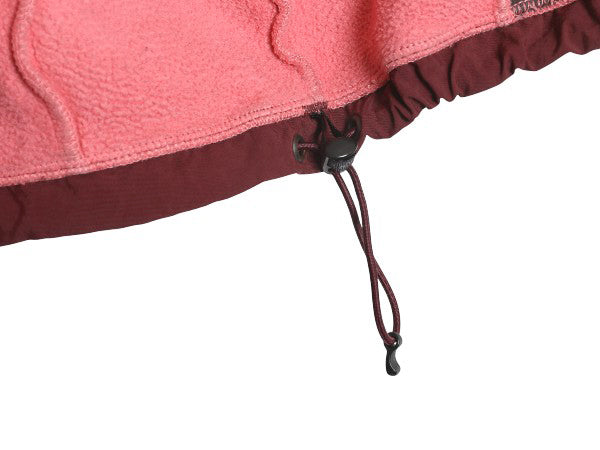 ノースフェイス フード付き デナリ ジャケット レディース L 古着 アウトドア フリース ナイロン パーカー ジャンパー フルジップ ツートン