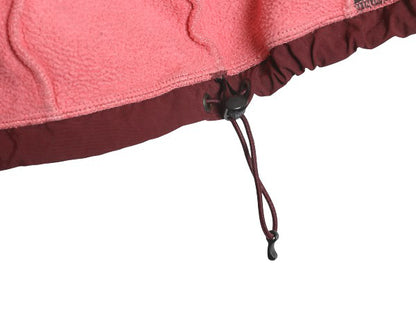 ノースフェイス フード付き デナリ ジャケット レディース L 古着 アウトドア フリース ナイロン パーカー ジャンパー フルジップ ツートン