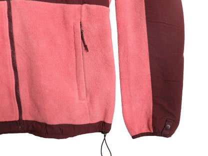 ノースフェイス フード付き デナリ ジャケット レディース L 古着 アウトドア フリース ナイロン パーカー ジャンパー フルジップ ツートン