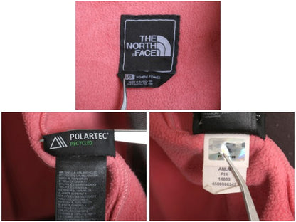 ノースフェイス フード付き デナリ ジャケット レディース L 古着 アウトドア フリース ナイロン パーカー ジャンパー フルジップ ツートン