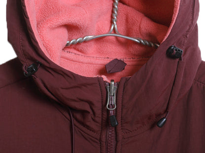 ノースフェイス フード付き デナリ ジャケット レディース L 古着 アウトドア フリース ナイロン パーカー ジャンパー フルジップ ツートン