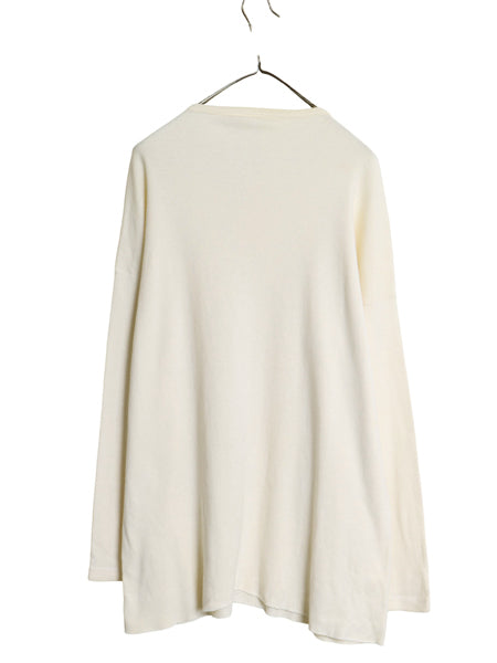 70s USA製 ヘルスニット ヘンリーネック アンダーシャツ メンズ XXL ヴィンテージ 長袖 Tシャツ サーマル リブ編み インナー 大きいサイズ