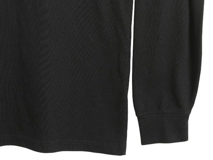 90s USA製 ランズエンド タートルネック 長袖 Tシャツ メンズ L / オールド ロンT スムース ストレッチ コットン 無地 カットソー ブラック