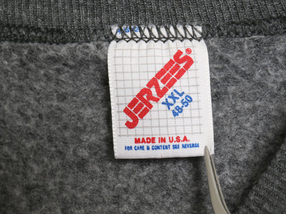 80s USA製 ジャージーズ 無地 スウェット メンズ レディース XXL 小さめ L XL / ヴィンテージ クルーネック ブランク トレーナー 裏起毛 灰