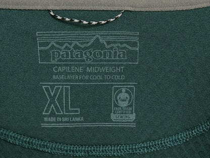 パタゴニア キャプリーン 長袖 Tシャツ レディース XL 19年製 アウトドア ストレッチ アンダーシャツ インナー クルーネック 大きいサイズ