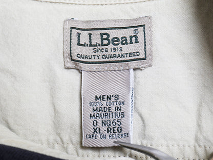 エルエルビーン 鹿の子 半袖 ポロシャツ メンズ XL / 古着 半袖シャツ 無地 コットン カットソー トップス きれいめ ボックス 大きいサイズ