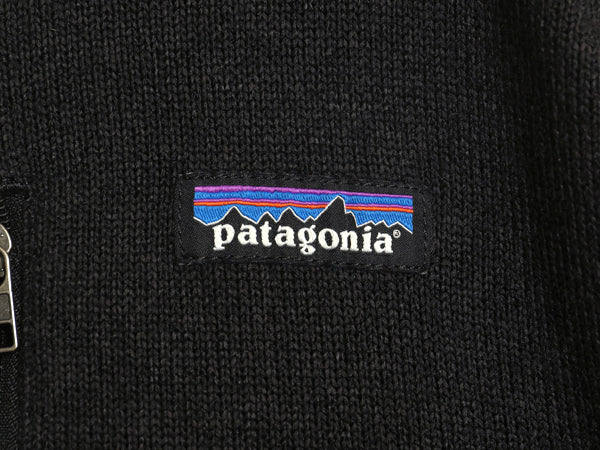 パタゴニア ベターセーター ハーフジップ メンズ S / 21年製 フリース セーター 裏起毛 プルオーバー ジャケット ブルゾン ブラック 企業物