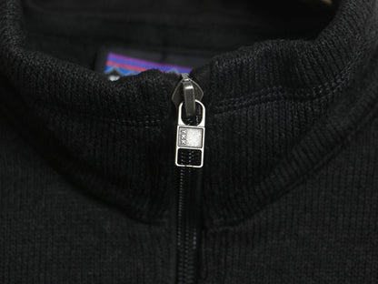 パタゴニア ベターセーター ハーフジップ メンズ S / 21年製 フリース セーター 裏起毛 プルオーバー ジャケット ブルゾン ブラック 企業物