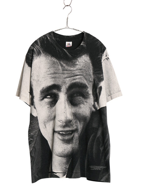 90s USA製 ★ ジェームスディーン フォト イラスト オールオーバー プリント Tシャツ メンズ L 古着 オールド ムービー シングルステッチ