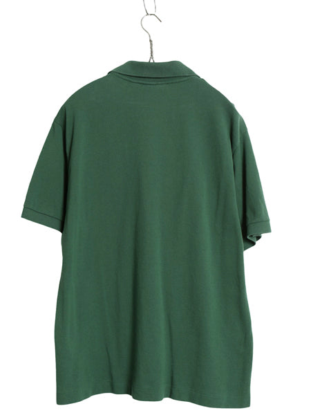 ラコステ 鹿の子 半袖 ポロシャツ 5 メンズ L / CLASSIC FIT ワンポイント 無地 半袖シャツ トップス ボックス コットン グリーン シンプル