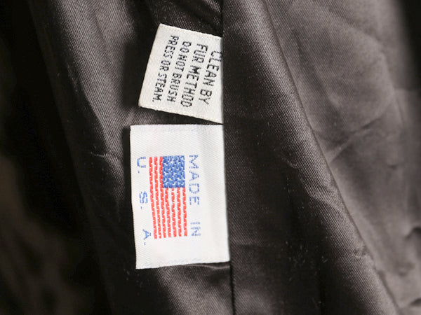 80s 90s USA製 フェイクファー ロング コート レディース L 程/ オールド ヴィンテージ ショールカラー ファー ヒョウ レオパード アニマル