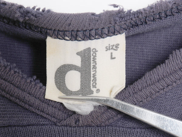 雰囲気系 70s 80s USA製 両面 プリント フットボール Tシャツ メンズ L 古着 ヴィンテージ 七分袖 ロンT シングルステッチ ナンバリング 紺