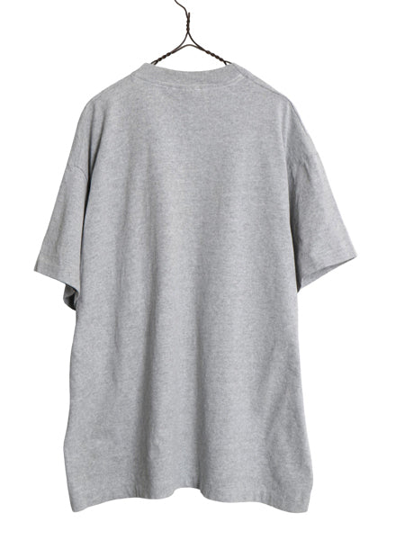 90s ★ バドワイザー カメレオン イラスト プリント Tシャツ メンズ XL 古着 オールド ビール 企業物 当時物 キャラクター アニマル グレー