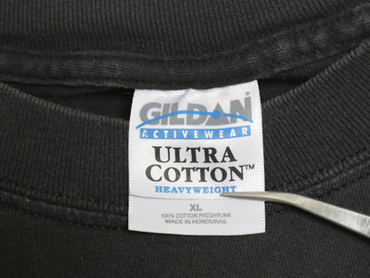 00s GT 全面 プリント 長袖 Tシャツ メンズ XL 企業 オールド ロンT ロングTシャツ ファイヤー 袖プリント レーシング BMX 大きいサイズ 黒