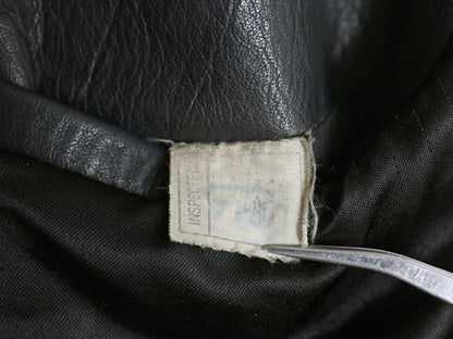 80s ★ バナナリパブリック A-2 タイプ 本革 レザー フライト ジャケット 46 メンズ XL 程 古着 ヴィンテージ 旧タグ 革ジャン ボンバー 黒