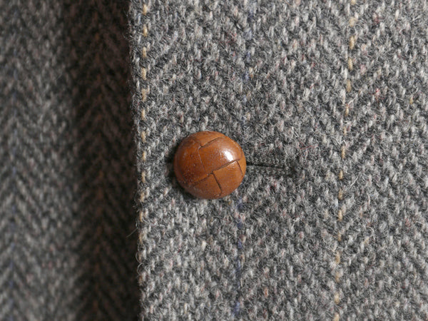 デッドストック 80s USA製 ハリスツイード テーラード ジャケット メンズ M 程/ 新品 ヴィンテージ ブレザー ツイード ウール マルチカラー