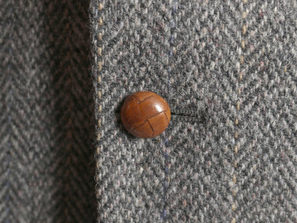 デッドストック 80s USA製 ハリスツイード テーラード ジャケット メンズ M 程/ 新品 ヴィンテージ ブレザー ツイード ウール マルチカラー