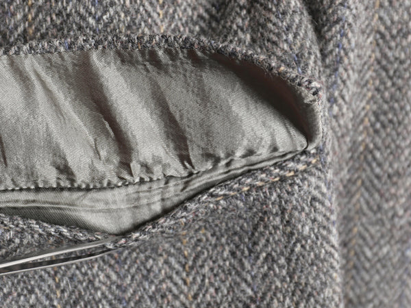 デッドストック 80s USA製 ハリスツイード テーラード ジャケット メンズ M 程/ 新品 ヴィンテージ ブレザー ツイード ウール マルチカラー