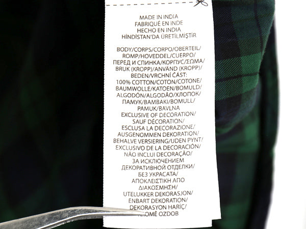 ラルフローレン 長袖 ボタンダウン シャツ メンズ M / ブラックウォッチ チェック ポロ コットン 長袖シャツ ワンポイント 薄手 カジュアル