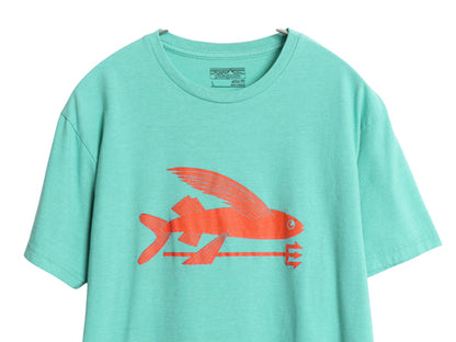 パタゴニア プリント 半袖 Tシャツ メンズ L 16年製 アウトドア フライング フィッシュ グラフィック アート イラスト カットソー シンプル