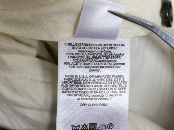 デッドストック USA製 ブルックスブラザーズ ストライプ スラックス パンツ メンズ 32 / 新品 フラノ ウール ノータック スリム ストレート