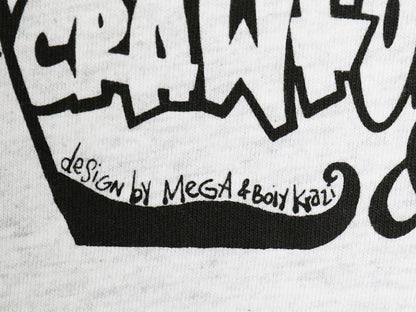 デッドストック 90s USA製 ヒップホップ アート イラスト プリント 半袖 Tシャツ メンズ L オールド ラップ グラフィック シングルステッチ
