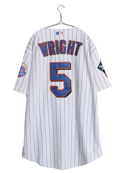 デッドストック メッツ ベースボール シャツ メンズ XXXL 程 MLB オフィシャル マジェスティック 大リーグ ユニフォーム 野球 大きいサイズ