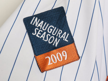 デッドストック メッツ ベースボール シャツ メンズ XXXL 程 MLB オフィシャル マジェスティック 大リーグ ユニフォーム 野球 大きいサイズ